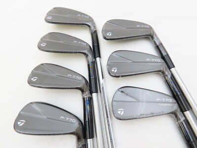 New TaylorMade P770 Phantom Black Iron Set 4-PW Project X IO 110g