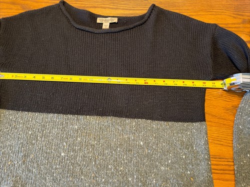 Vintage America Collection Nine West C Women's Sweater Black &gray Tweed - 第 5/8 張圖片