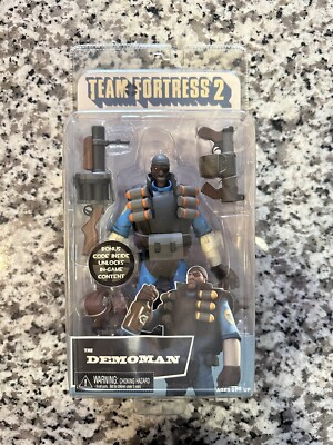 Team Fortress 2 The Demoman BLUE Action Figure NECA Valve TF2