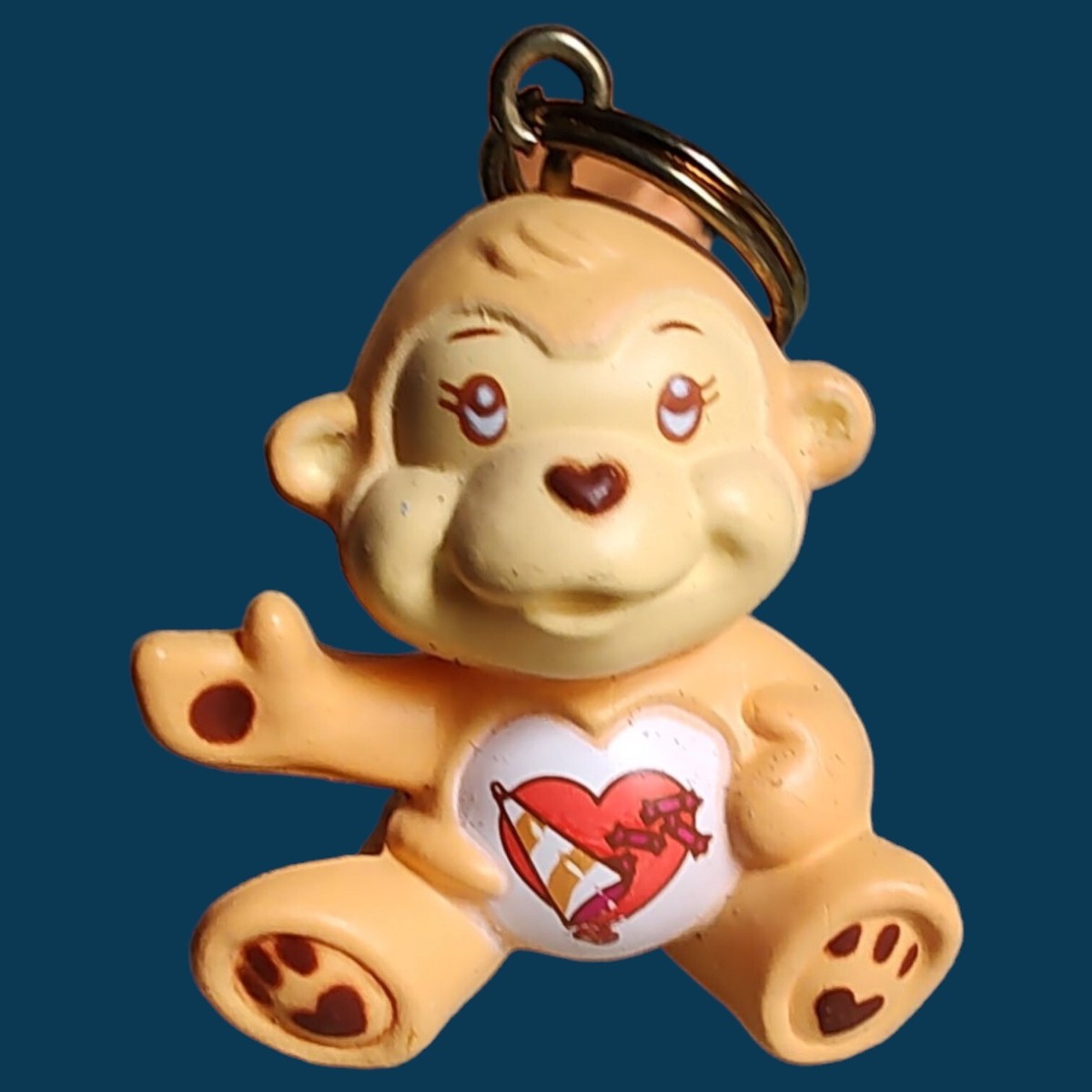 1985 Care Bear Cousins PLAYFUL HEART MONKEY Attachables New