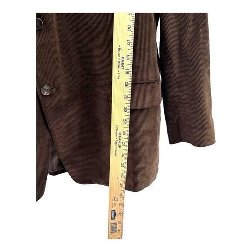 Adolfo Men’s 44R Brown Corduroy Jacket Button Preppy Office Career Sport Coat - Picture 7 of 16