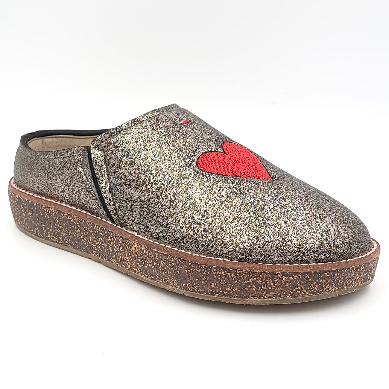 PANTOFOLA D’ORO ED Ellen Degeneres ciabatte zoccoli donna Tillie taglia US 6 5 M bronzo opaco scintillante