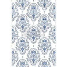 Prima Redesign Dana Damask Kacha Blue Furniture Craft Transfer Rub On 24x35
