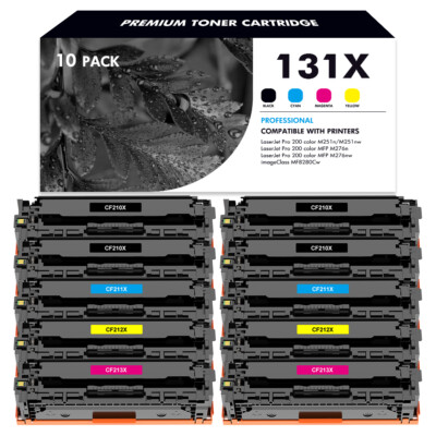 10x CF210A COLOR Toner for HP 131A LaserJet Pro 200 Color MFP M276 M276n M276nw
