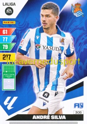 305 ANDRE SILVA # REAL SOCIETY PANINI LALIGA 2023 2024 ADRENALYN