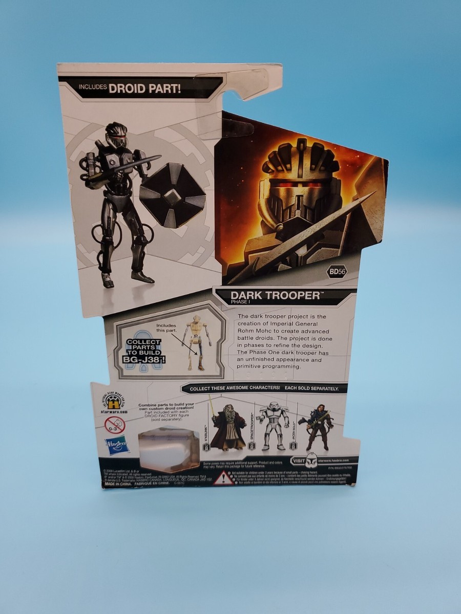 Star Wars Hasbro Dark Trooper Phase 1 Legacy Collection BD56 3.75