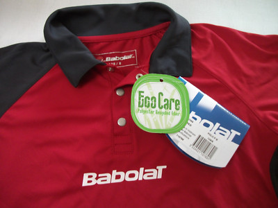  Babolat Tricot Junior - atmungsaktives Tennispoloshirt rot Gr. 128 neu 