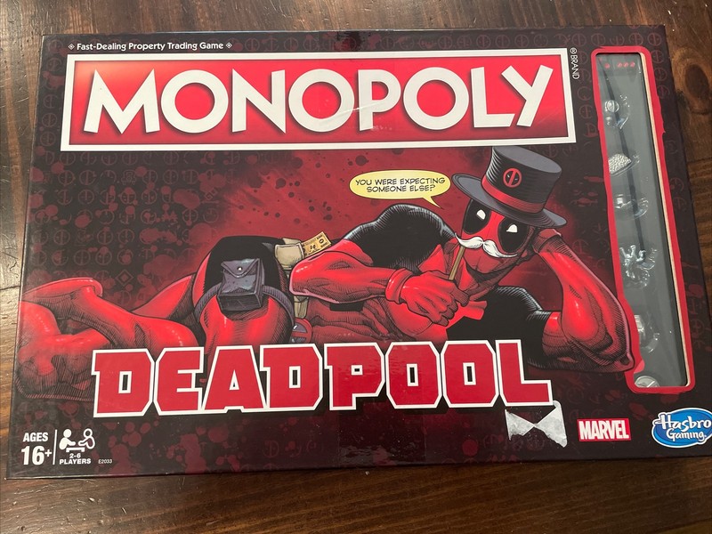 Deadpool Monopoly Game Marvel Deadpool Edition Hasbro E2033 Board Game 2017