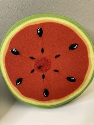 Fruit Ninja Game Watermelon Plush Toy Halfbrick Green Pull-Apart Stuffed  Plushie