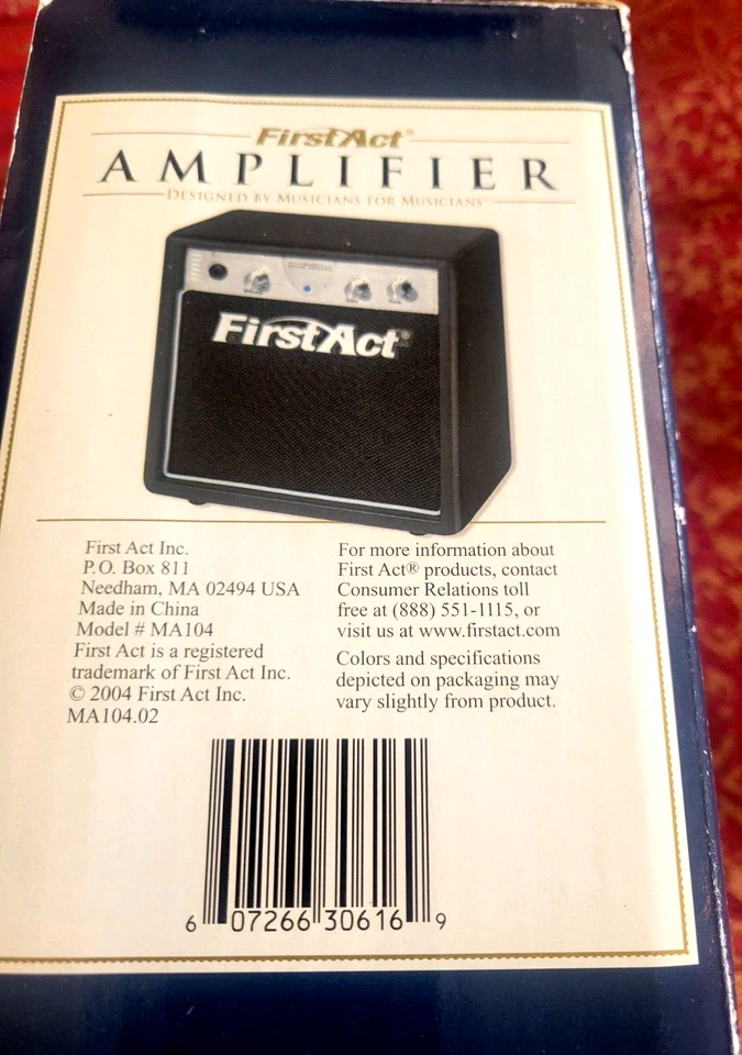 NFirst Act Electric Guitar Portable Amplifier MA104 - New in Box - Never Used - Image 3 of 4