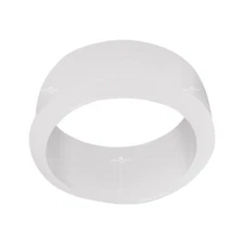 Highcraft Sleeve for Compression Pipe Fittings 1/4"in OD Connection White Delrin