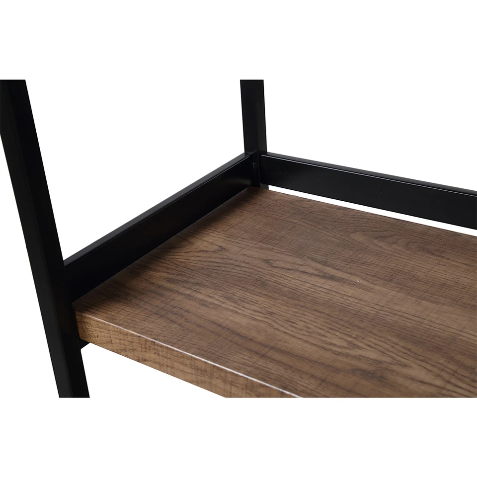 5 Tier Contemporary Industrial Bookshelf/Shelving Unit Oak finish 1750mmH - Image 3 of 4