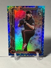 Topps 2024 Holiday Rhett Lowder Blue Holiday Lights Rookie H104 Reds MLB