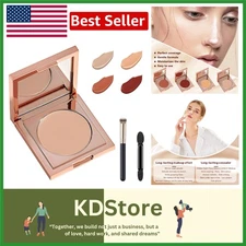 Undereye Corrector for Dark Circles Light Skin Hydrating Concealer with Brush