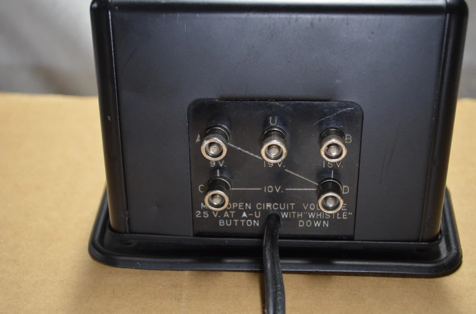 Lionel RW 110 watt Transformer Late 40s/Early 50s.OB.Tested/Works w/Lockon&Cable - Image 3 of 4