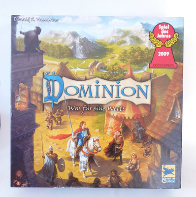 Dominion Was für eine Welt Edition 1 Basisspiel SpdJ 2009 Hans im Glück
