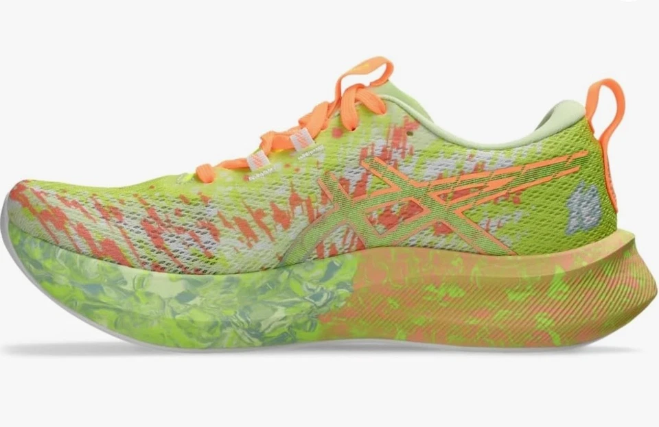 ASICS Women's Noosa TRI 16 Running Shoes, Safety Yellow/Cool Matcha Size 6 - Изображение 2 из 4