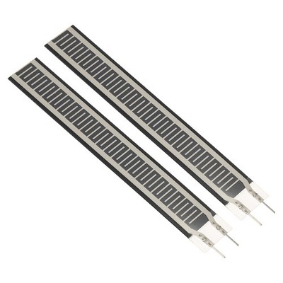 2 Stück FSR408-ST Dünnfilm-Drucksensor für 3g-10Kg, 92x12mm/3,62x0,47in