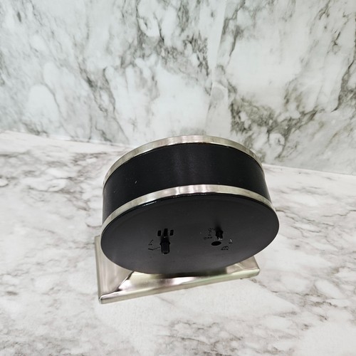 Robert Abbey Vintage Mid Century Desk Alarm Clock 1 AA Battery No Alarm Set Knob - Picture 8 of 17