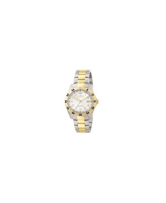 Invicta Herren Spezial Quarzuhr 6693 weißes Zifferblatt goldfarben