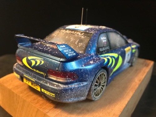 Tamiya 1/24 Subaru Impreza WRC 98 Monte Carlo Model Kit Snow Weathering - Picture 7 of 12