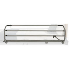 Mopedia Lits d hôpital pliants en aluminium pour lit ultra-plat MP420 Gris