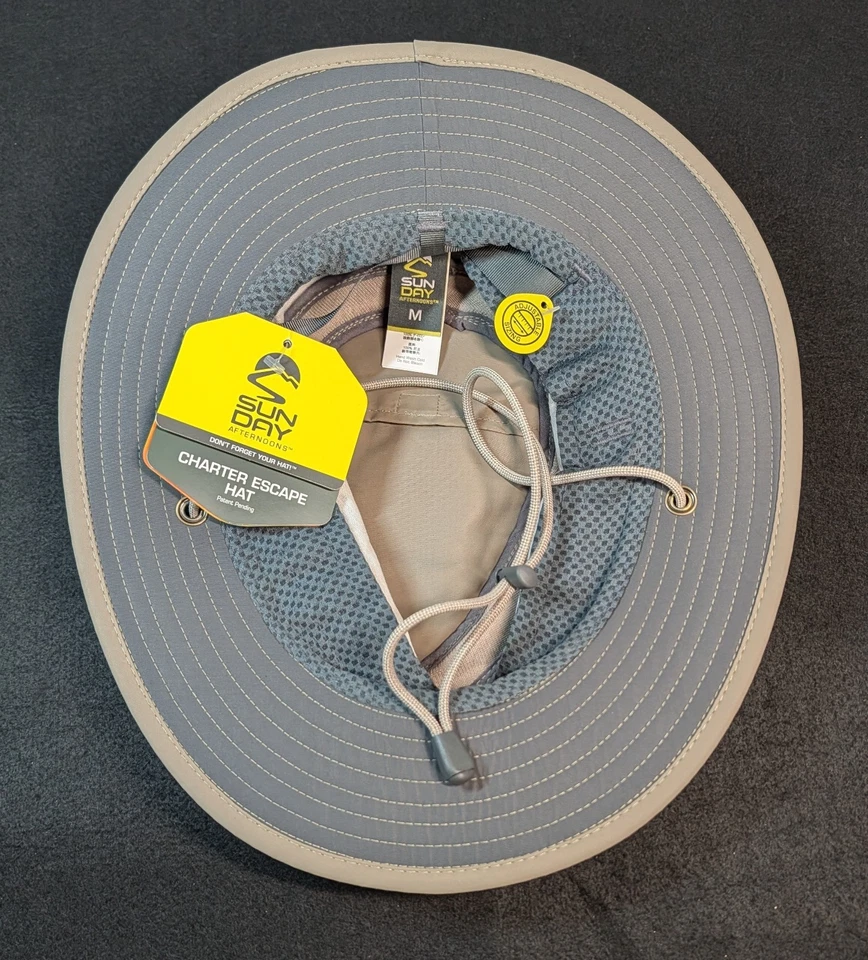 Sombrero Sunday Afternoons Charter Escape Sun Day Color Arena - Unisex Mediano NUEVO NUEVO CON ETIQUETAS Foto 2 de 4