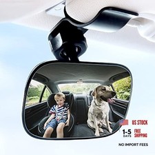 Universal Car Interior Rearview Baby Mirror Wide Angle Convex Mirror Clip-on