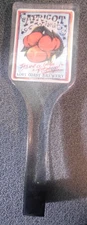 lost coast brewing  company eureka ca apricot and wheat   beer tap handle