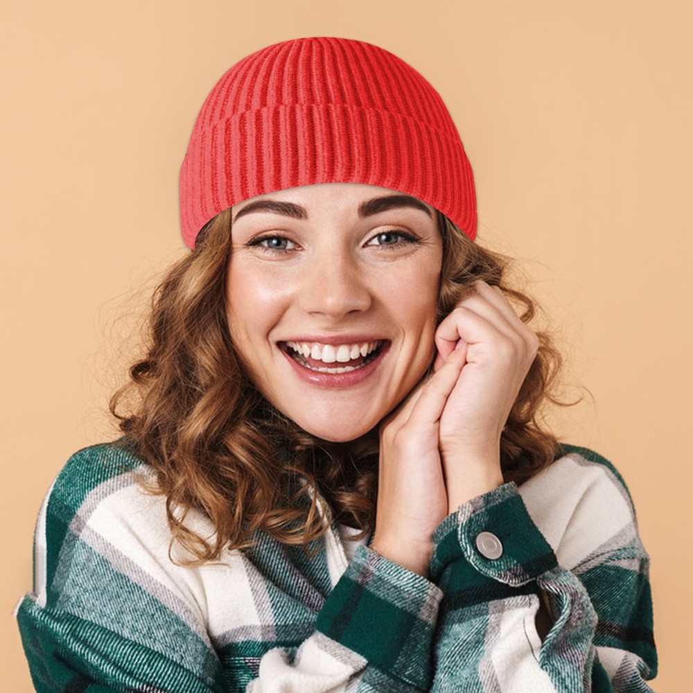 1 Hip Hop Beanie Hat Cozy Cuffed Winter Warm Hat For Men Women //