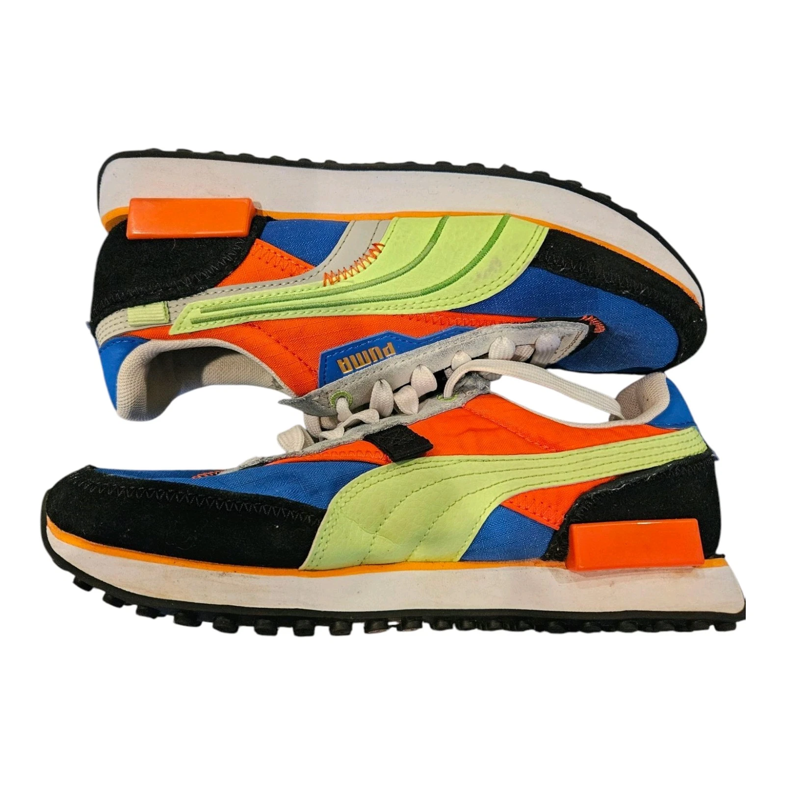 Scarpe casual sneakers blu Puma Future Rider Displaced bambino taglia 6 388584 02