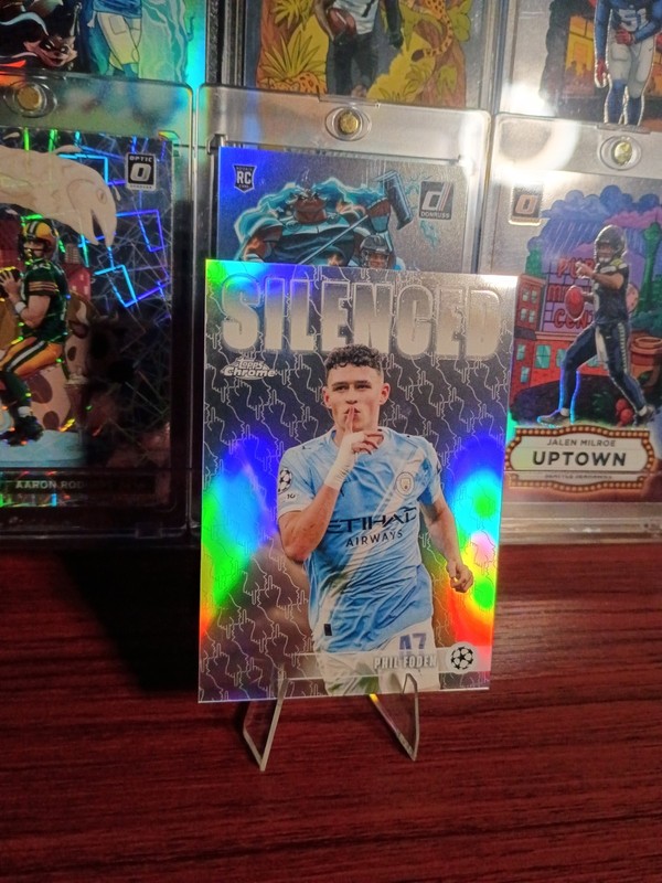 Phil Foden 2025-26 Topps Chrome UEFA UCC Silenced Manchester City #SHH-10