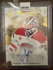 2024-25 Upper Deck The Cup Hockey Inked Impressions Samuel Montembeault 40/50