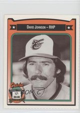 1991 All-Time Baltimore Orioles Team Issue David Johnson #226 0w6