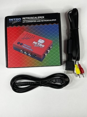PS2 Fat HDMI Hookup Kit RetroScaler2X Power AV Cables for PlayStation 2