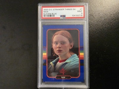 Stranger Things Max Mayfield /11 Season 4 Zerocool/Topps #7 PSA 9 Sadie Sink