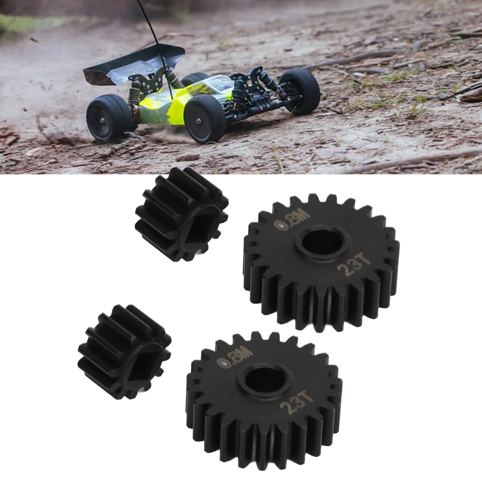 HOT Steel Portal Axle Gear 12T 23T For Capra SCX10 III 1/10 RC Crawler Upgrades