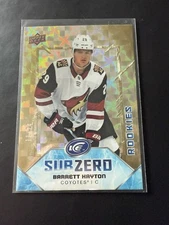 2019 UPPER DECK ICE SUB ZERO ROOKIES GOLD RC ROOKIE /24 BARRETT HAYTON