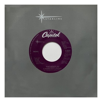 Vinyl Single THE BEATLES - A Hard Day`s Night (Capitol 6281) USA 1988