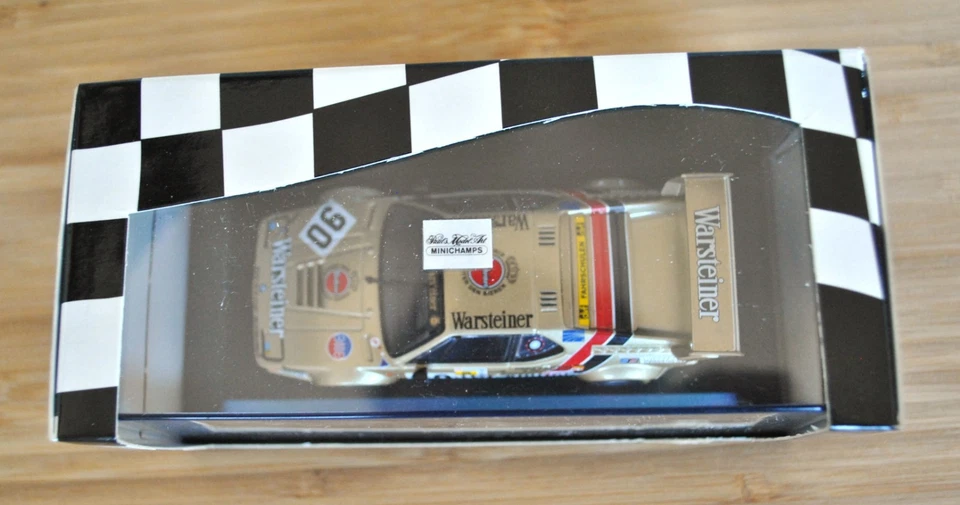 1983 Minichamps 1:43 BMW M1 Le Mans #90 Bayern Pallavicini 430 832590 - Image 3 of 4