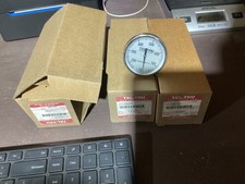 Lot of 3 Tel-Tru LT225R Thermometer 100-750 Deg F 2.5in Stem 2in Gauge