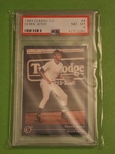 1992-93 Classic Collectors Club C3 - Derek Jeter #4 (RC) PSA 8