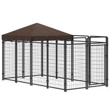 PawHut Dog Playpen Outdoor with Extended Run, for Large  Medium Dogs