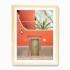 Olive And Red Art Print Framed Wall Art Poster Canvas Print Picture