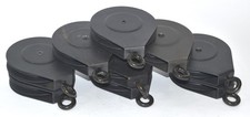  Lot of 9 Cable Pulleys for BowFlex, 4" Pulley, 4-13/16" Case Used 