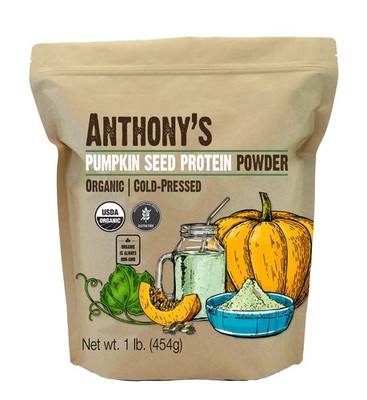 Anthony's Organic Pumpkin Seed Protein Powder, 1lb, 1 Pound (Pack of 1)