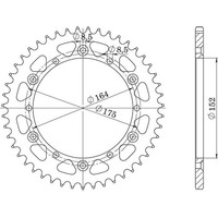 Zahnrad Stahl P520 - Z50 (DIS.12500) Yamaha 100 YZ 82/83