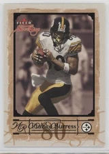 2004 Fleer Sweet Sigs Black /80 Plaxico Burress #10