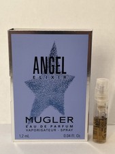 Official ** THIERRY MUGLER ** ANGEL ELIXIR 1.2ml Eau De Parfum Spray