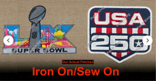 Super Bowl LX Patch USA 250 Patch READ DESCRIPTION ABOUT DETAILS